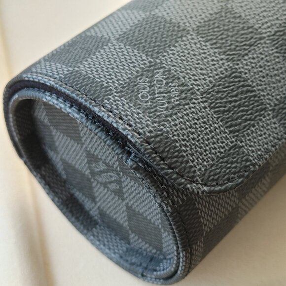 Louis Vuitton Monogram Eclipse black Watch Travel Pouch (New) - Picture 5 of 10